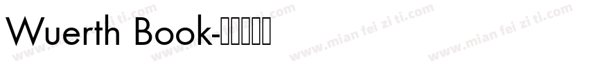 Wuerth Book字体转换